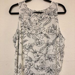 14th and Union Floral Tank Top